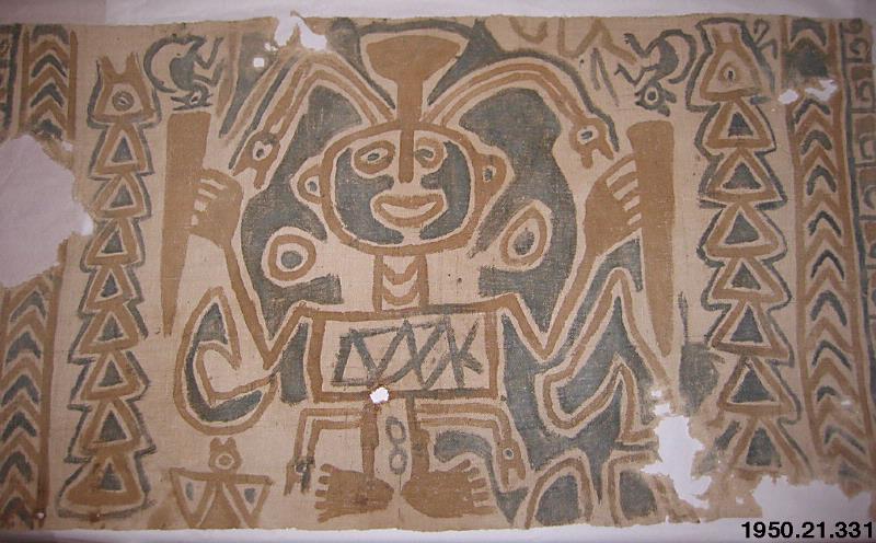 måleri, arkeologiskt fragment