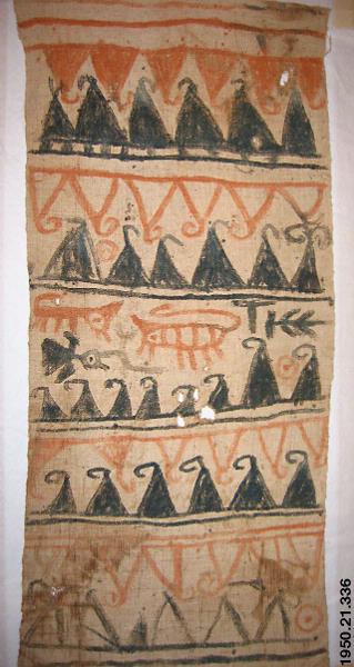 arkeologiskt fragment, måleri