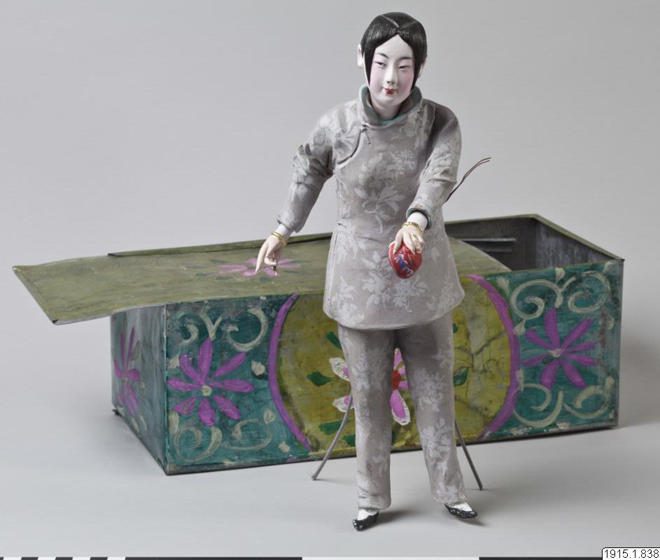 figur, skulptur, ask, figure, sculpture, box