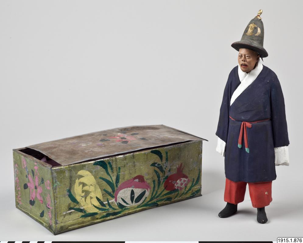 figur, skulptur, ask, figure, sculpture, box