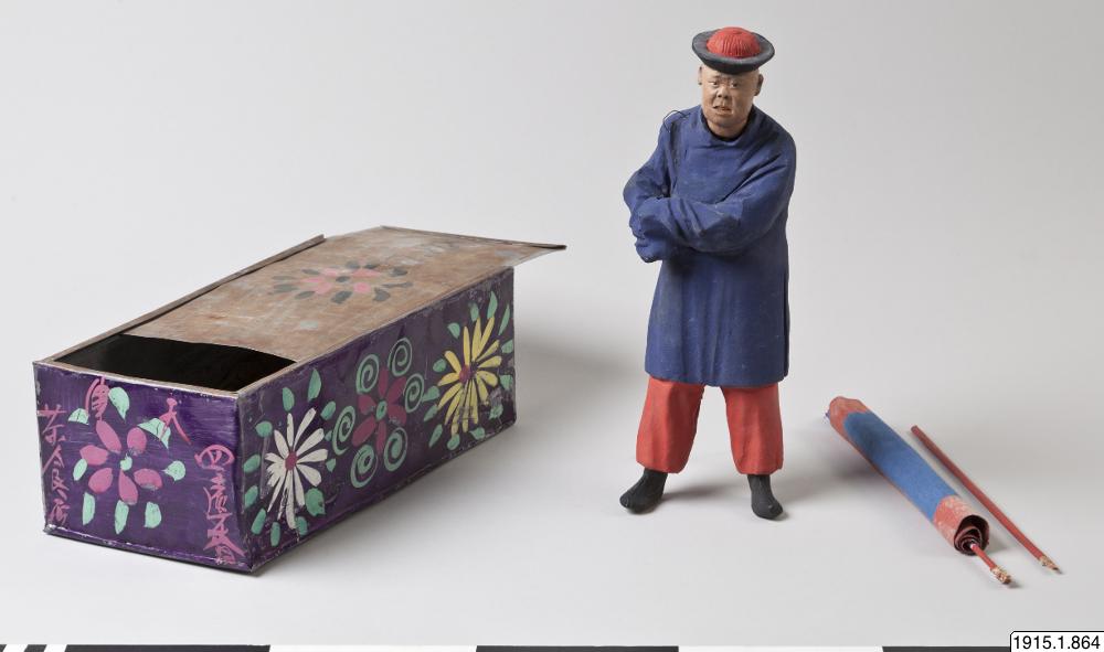 figur, ask, skulptur, figure, box, sculpture