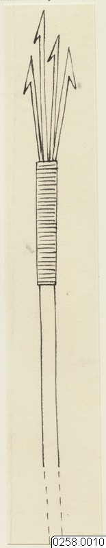spjut, Teckning, drawing