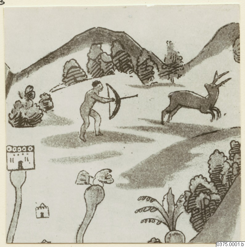 teckning, pilbåge, jakt, illustration, Teckning, drawing