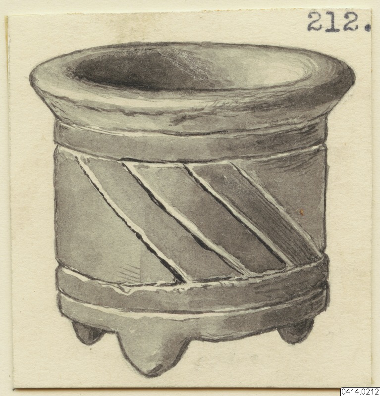 kruka, kärl, teckning, föremålsbild, Teckning, drawing
