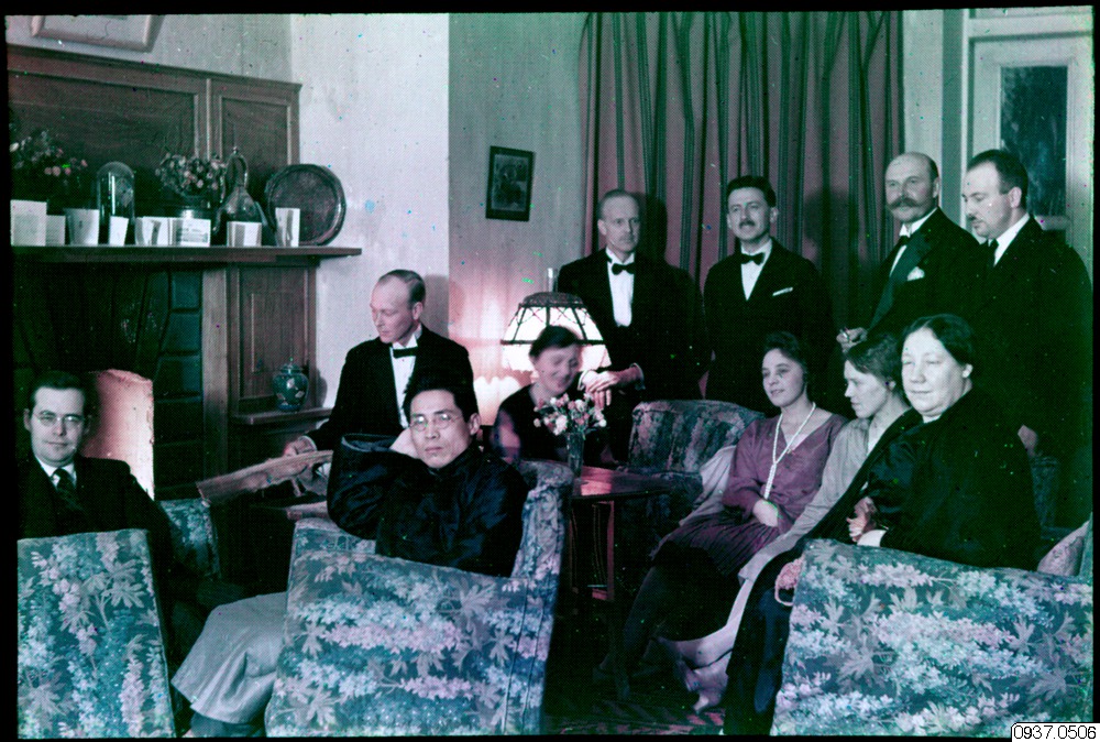 gruppbild, interiör, fotografi, photograph