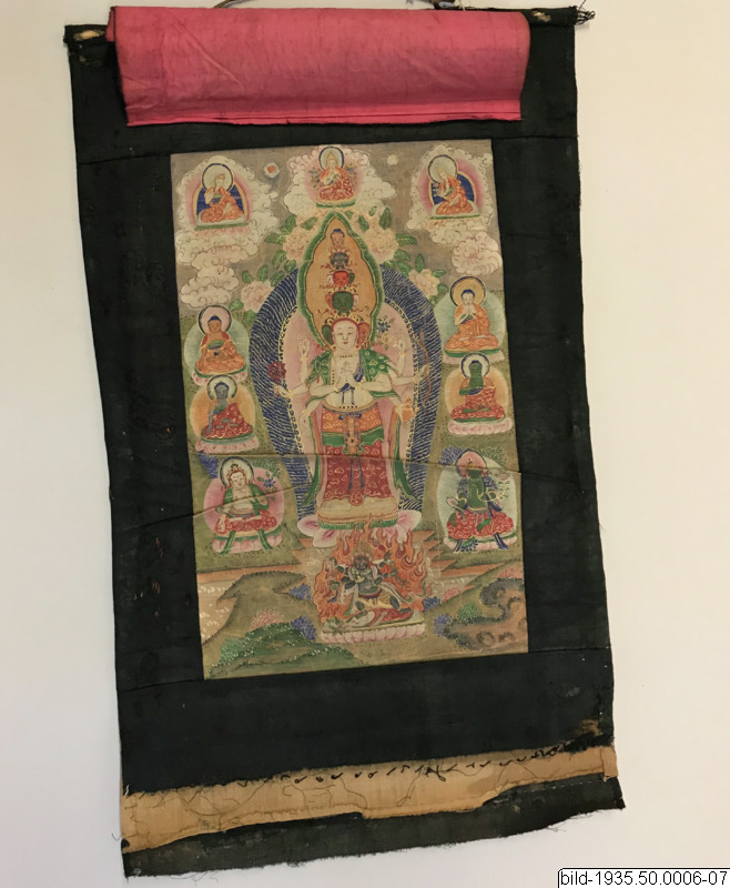thangka, thanka, rullmålning, tanka, tempelmålning