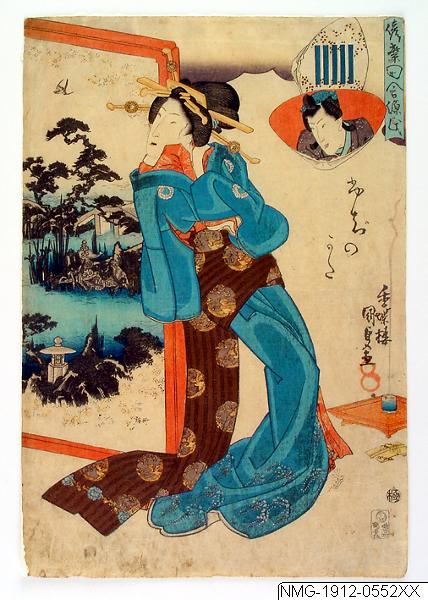Utagawa Kunisada (Toyokuni III), Träsnitt, Bildkonst, Woodblock, Woodcut, Print