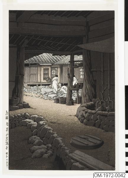 Kawase Hasui, Träsnitt, Grafik, Bildkonst, Woodblock, Print, Woodcut