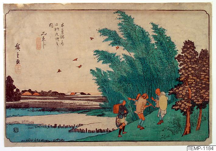 Ando (senare Utagawa Hiroshige) Hiroshige, Träsnitt, Bildkonst, Woodcut, Woodblock, Print