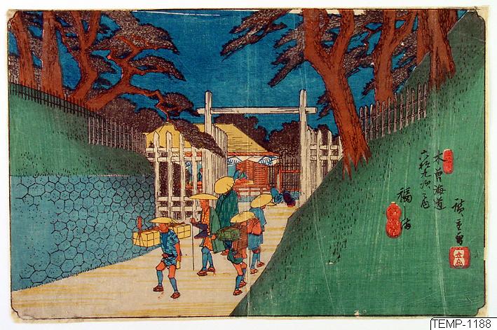 Ando (senare Utagawa Hiroshige) Hiroshige, Träsnitt, Bildkonst, Print, Woodblock, Woodcut