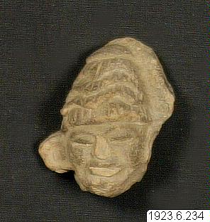 figur, figurine, sculpture, Cabeza de figurilla