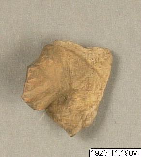figur: människa ?, Keramikfragment, sculpture, figure