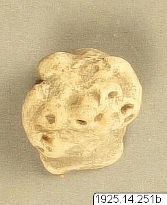 figur: människa ?, Lerkärlsfragment., figure, sculpture