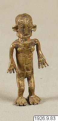 Mässingsgubbe, figur, sculpture, figurine