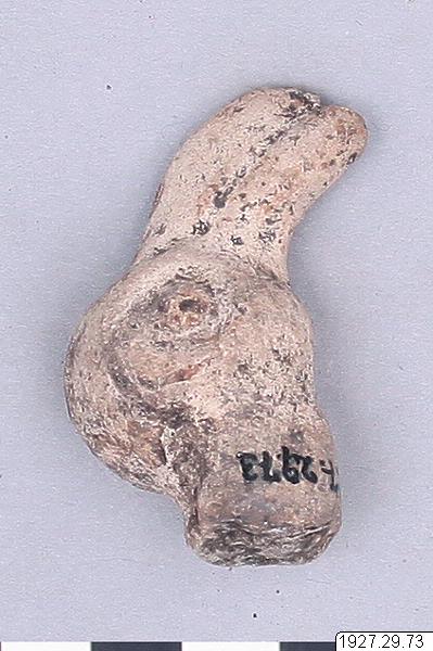 figur: djur: fågel, Fågelhuvud, sculpture, figure