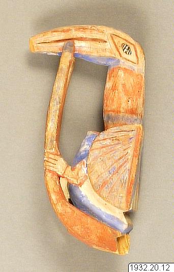 figur: fågel, Träfigur., sculpture, figure