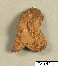 figur, Lergodsfragment, sculpture, figurine