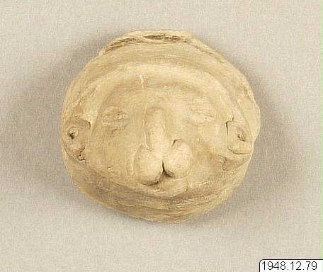Grovt huvud, figur, figurine, sculpture