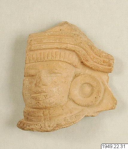 figur, sculpture, figurine, Cabeza antropomórfica