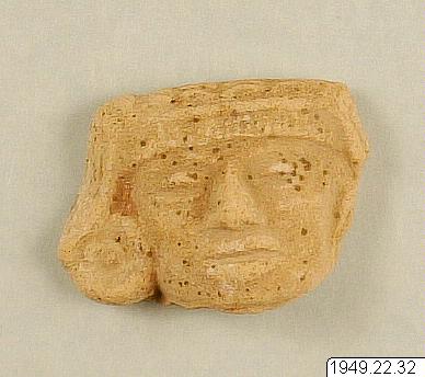 figur, sculpture, figurine, Cabeza antropomórfica