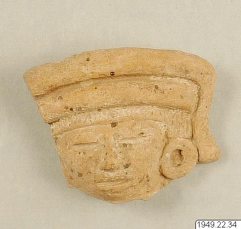 figur, figurine, sculpture, Cabeza antropomórfica