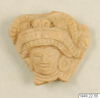 figur, figurine, sculpture, Cabeza antropomórfica