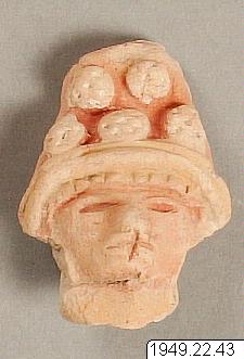 figur, sculpture, figurine, Cabeza antropomórfica