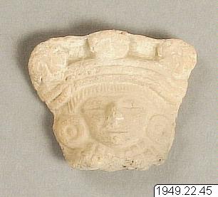 figur, figurine, sculpture, Cabeza antropomórfica