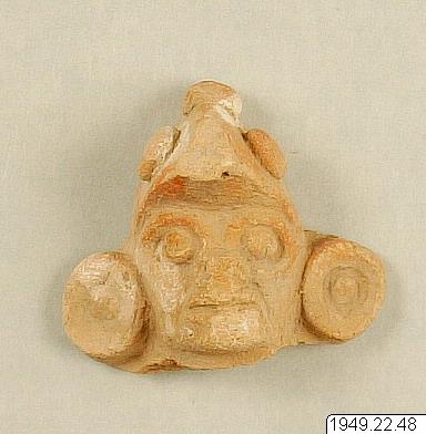 figur, sculpture, figurine, Cabeza antropomórfica