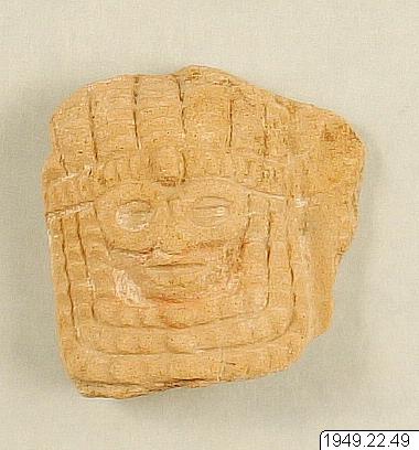 figur, figurine, sculpture, Cabeza antropomórfica