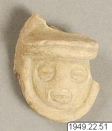 figur, sculpture, figurine, Cabeza antropomórfica