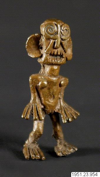 figur, Mässingsstatyett, figurine, sculpture