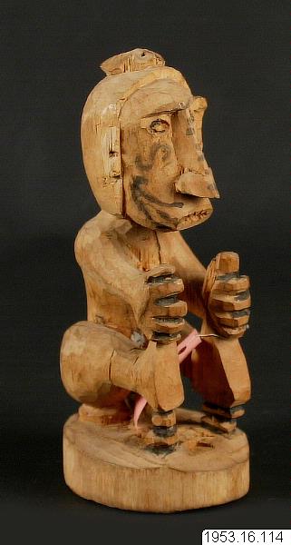 Trästatyett, figur, sculpture, figurine