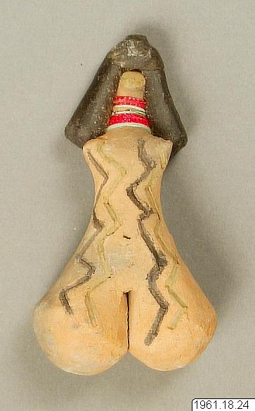 figur, Lergodsfigur., figurine, sculpture
