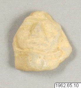figur: människa; huvud, Keramikfragment., figure, sculpture, Figurilla