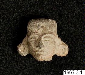 Lergodshuvud, figur, figurine, sculpture, Cabeza de figurilla