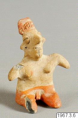 Lerfigur., figur, sculpture, figurine, Figurilla antropomórfica