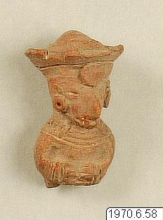 Lerfigur., figur, sculpture, figurine