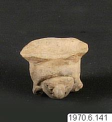 figur: huvud, Lerhuvud., figure, sculpture