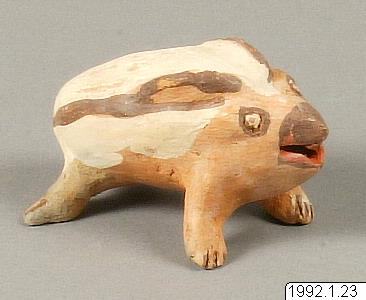figur, Lerdjur (miniatyrer), kärl och andra bruksföremål., figurine, sculpture