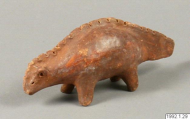 Lerdjur (miniatyrer), kärl och andra bruksföremål., figur, sculpture, figurine