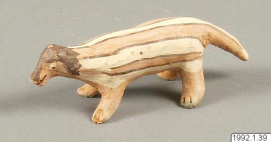 Lerdjur (miniatyrer), kärl och andra bruksföremål., figur, sculpture, figurine