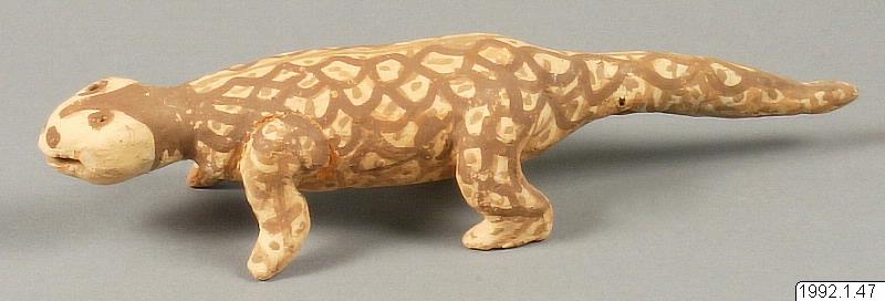 Lerdjur (miniatyrer), kärl och andra bruksföremål., figur, sculpture, figurine