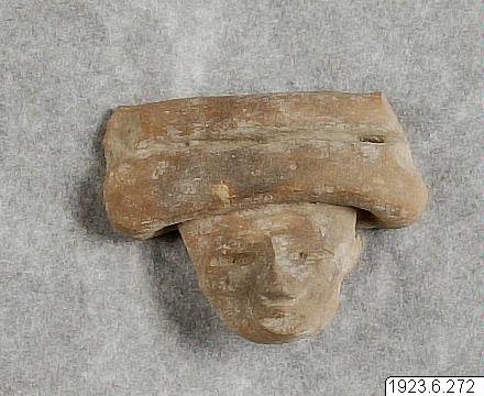 figur, figurine, sculpture, Cabeza de figurilla