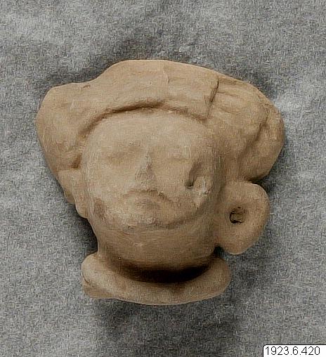 figur, figurine, sculpture, Cabeza de figurilla