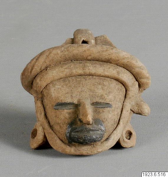 figur, figurine, sculpture, Cabeza de figurilla