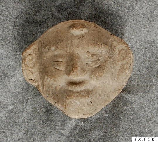 figur, sculpture, figurine, Cabeza de figurilla