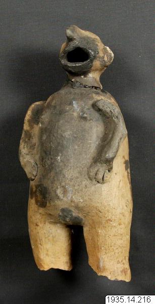 Lerfigur., figur, figurine, sculpture, wáûna