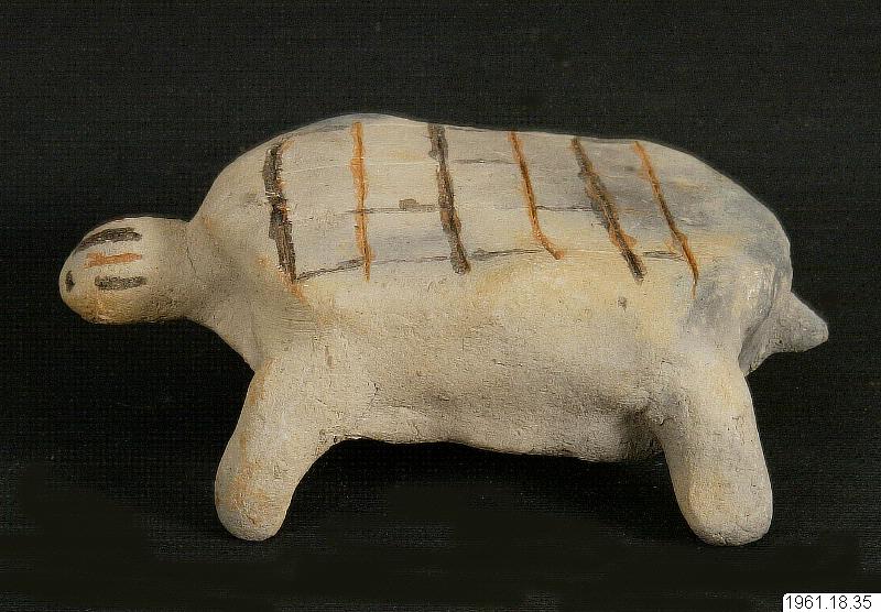 figur: djur: sköldpadda, Lergodsfigur, figure, sculpture