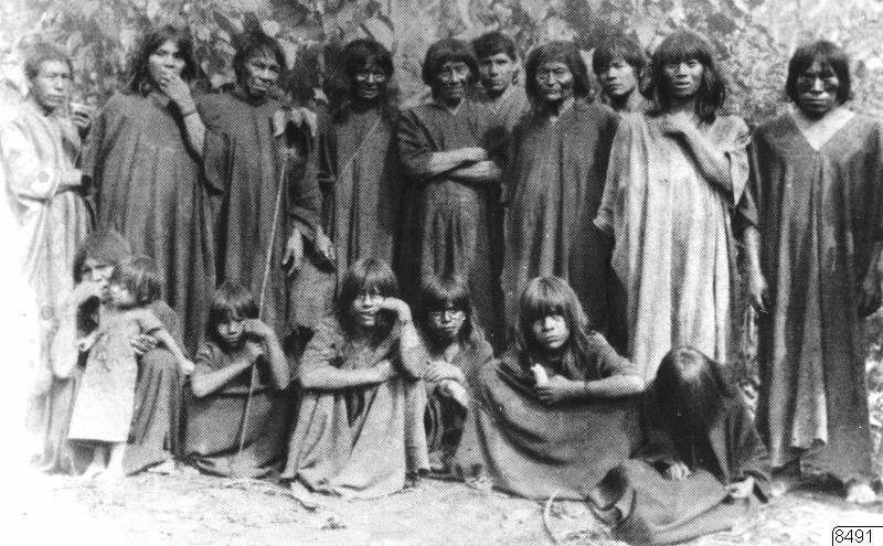 indian, poncho, grupporträtt, fotografi, photograph
